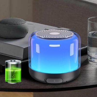 Wholesale Customized OEM Mini Smart Portable Speaker Outdoor Led Bass Bluetooth Wireless Speaker