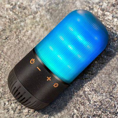 CASUN Outdoor Speakers bluetooth with lights