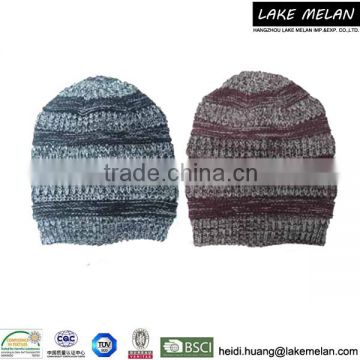 Best Seller 100% Acrylic Knitted Beanie Hat For Men