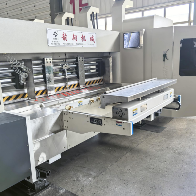 1224 Type High Speed Water Ink Letterpress Printing With Computer Free-pressure Die Cutting Machine for Carton Box Making photo-5