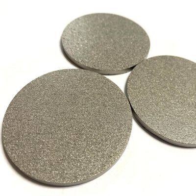 1 Pc Round Titanium Powder Sintered Plates Gas Distribution Conditioning System Air Stratification Filter Porous Titanium Plate 50μm photo-5