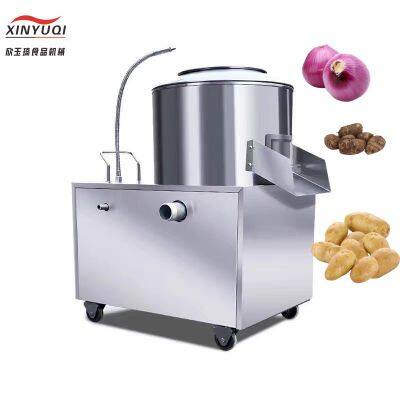Kommerzielle Kartoffelwasch- und -sch?lmaschine, kleine vollautomatische Sch?lmaschine für Taro, Sü?kartoffeln, Ingwer, Kartoffeln und Oliven.
