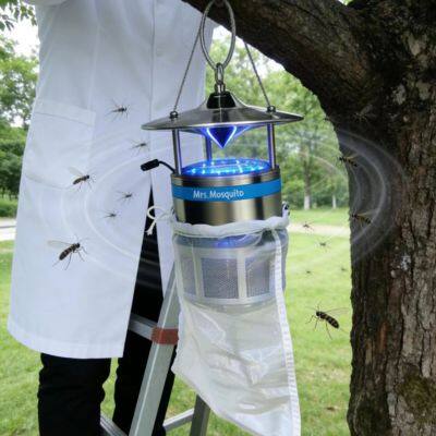 Убийца комаров Mrs Mosquito MM200 для помещений, охватывающий площадь 100 м², метеорологическая ловушка-лампа для комаров
