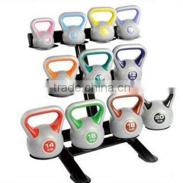 Cement Kettlebell Set plastic-coating 2-20kg