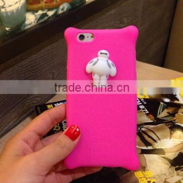 New silicon Baymax phone case back cover for iphone6 plus China Factory supply