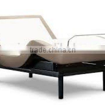 bed with adjustable headrest