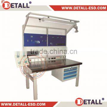 Factory industrial work benches with cabinet (Detall)