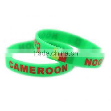 Silicone rubber olympic bracelet