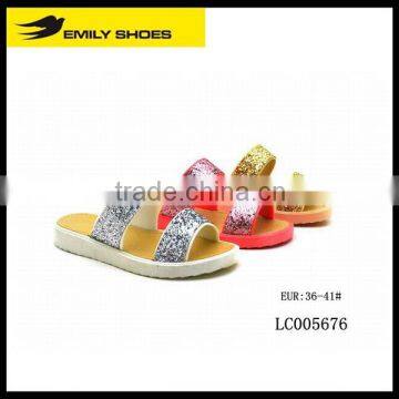 2016 new design women slipper pcu