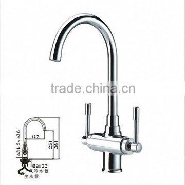 two knobs faucets