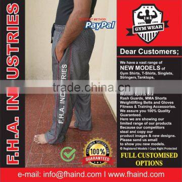New Gym Mesh pants Gym Bottom Custom Gym Wear Gym Clothing Gym Apparel by FHA INDUSTRIES PAKISTAN