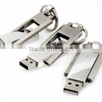 Metal swivel engraved usb flash drive gift box                        
                                                                                Supplier's Choice