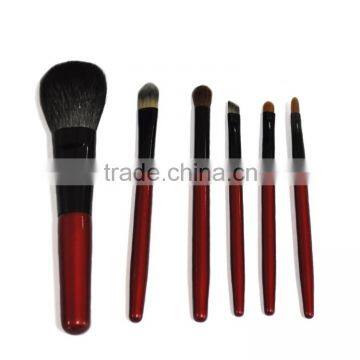 professional 6 pcs red brush sets