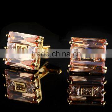 Hot Golden Cufflinks Mens Wedding Party Gift Shirt Agate Cuff Links