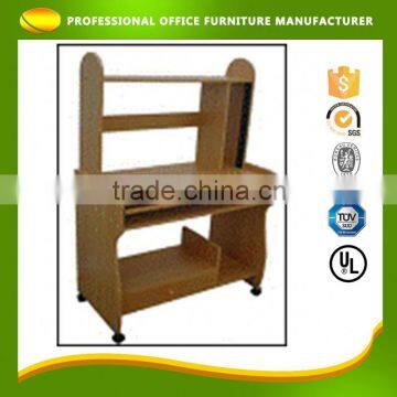 OEM Writing Morden Classic Desk Wood Desk With Bookshelf