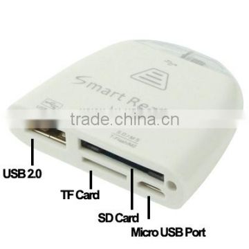 High Qulaity All in one Micro USB Smart Card Reader for Samsung Galaxy S III /i9300 ,Galaxy Note /i9220