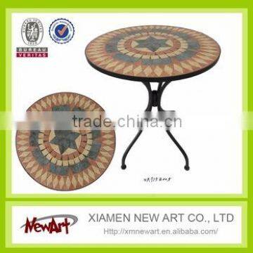 mosaic free round table patterns