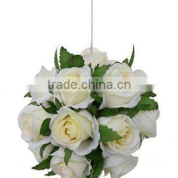 5" Artificial Flower Ball, Rose Ball