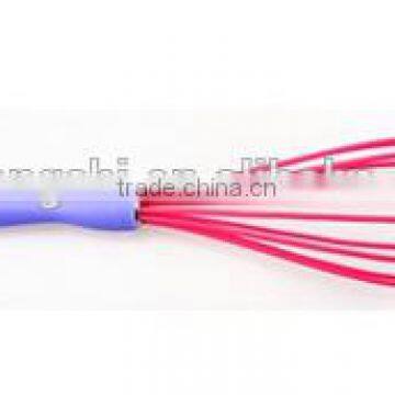 Hot Sale Colorful Silicone Whisk With PP Handle Silicone Kitchen Utensils for Blending, Whisking, Beating & Stirring photo-2
