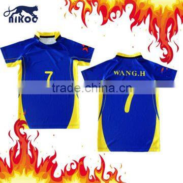 Custom Sublimation rugby shirt,custom team jerseys