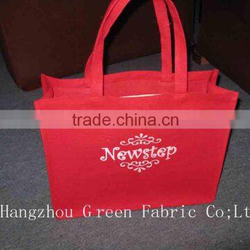 Red jute bag