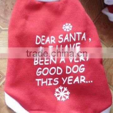 Christmas Santa Dog Vest