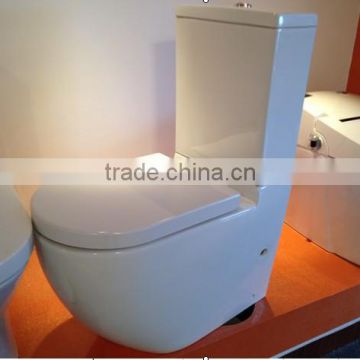 High quality bathroom wash down P-trap 180mm two piece toilet(BSJ-T061)