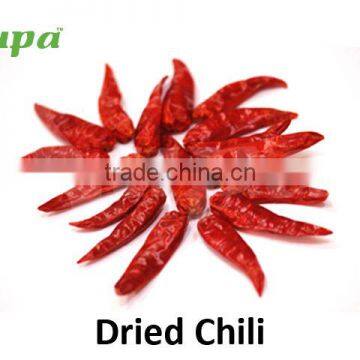Dehydrated stemless Bird Eye Chilli