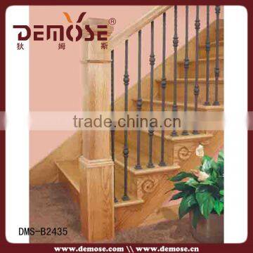 wrought iron handrail flanges/handrail wood with iron/cast iron handrail