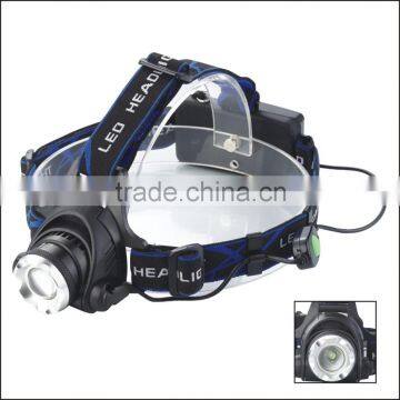 High Power Ultra Bright Aluminium Rechargeable adjustable LED Headlamphigh powe led headlamp