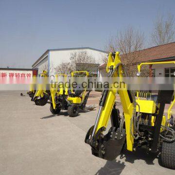 DLW-22 garden tractor backhoe