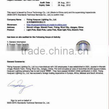 SGS Audited Supplier