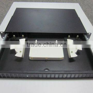12 core/port FTTH wall mounted type Fiber Optic distribution frame ODF