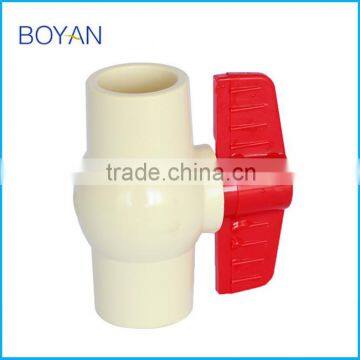 BOYAN Zhejiang High Temperature Water Supply Fittings ASTM 2846 Cpvc Ball Valve