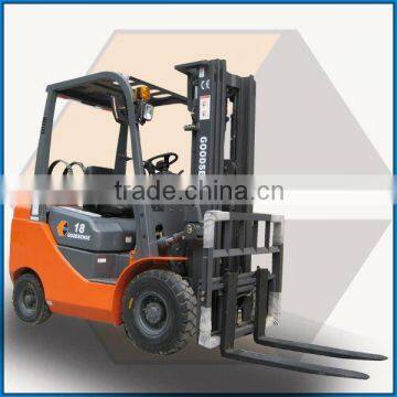 China supplier single fuel 1.8ton LP Gas engine Forklift Trucks for sale