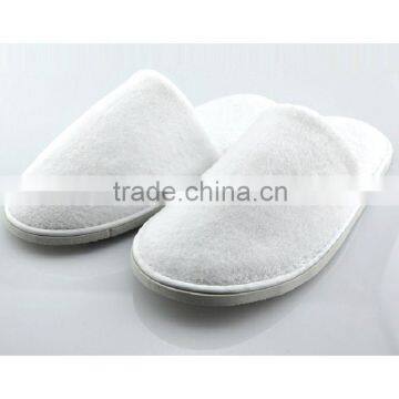 High Quality Coral Fleece Slipper for Hotel, White Color and One-off