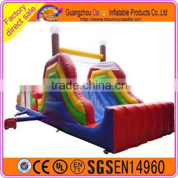 Crazy jumping sport for rental inflatable assault obstacle game