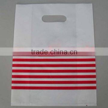 die cut handle pe bag