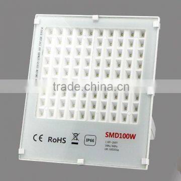 Super slim outdoor led flood light 100W SMD IP66