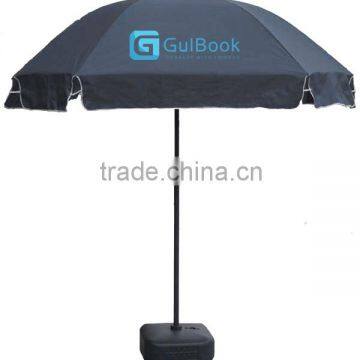 High quality square design black beach umbrella