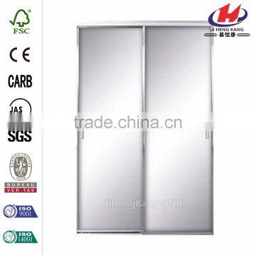 JHK- G01 2016 Latest Design Wooden High End Room Divider Aluminum Bedroom Wardrobe Doors