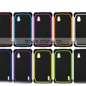 Shock proof hard Mobile Phone case for LG Nexuse 4 E960
