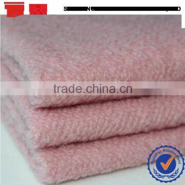 fashion polyester cashmere fabric for winter women coat