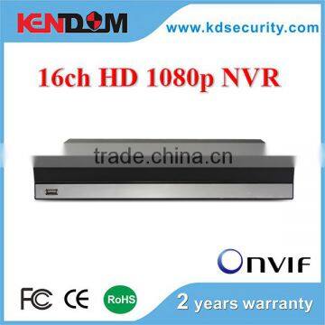 Kendom Professional 1080p 16CH NVR with POE optional H.264 16ch Network Video Recorder support wifi ip camera with nvr kit