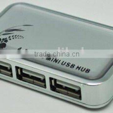 4 port USB HUB (1.1 ver,plug-and-play,Logo imprinting is available)