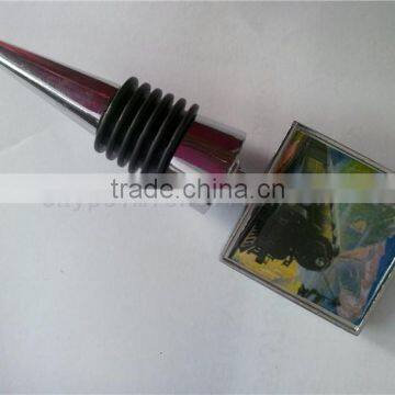 Popular Blank Square Shape Bottle Wine Stopper photo-5