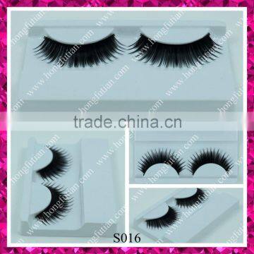 Charming looking strip synthetic eyelashes with top quality