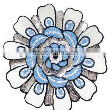 Handmade Embriodery Flower Sequin Patches,Vintage Embroidery Patch