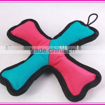 2013 funny plush pet play toy frisbee