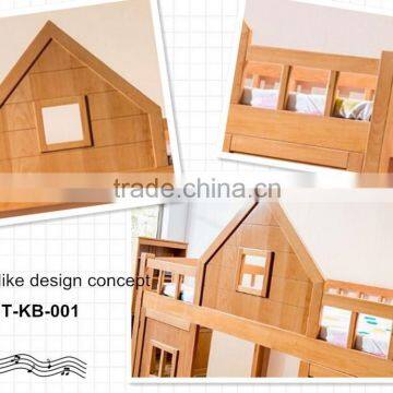 Safe Practical Home Use Modern Fashionable Kids Bunk Bed photo-6